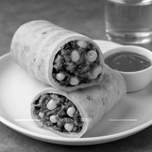 Corn spinach wrap