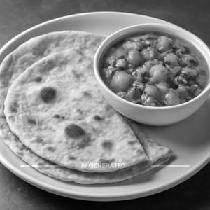 Mixed veg curry + 3 pulka