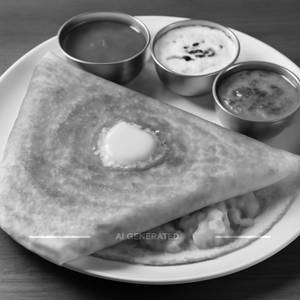 Butter masala dosa