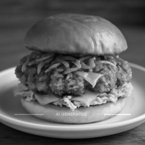 High chicken burger [fly]