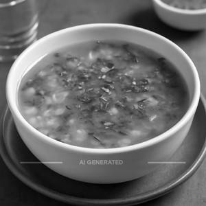 Lemon couriender soup