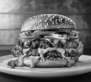 Korean Spicy Veg Burger