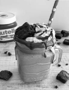 Nutella Brownie Thickshake