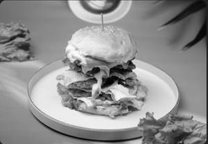 Chicken zinger burger