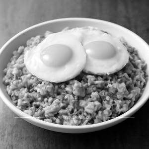 Double egg chicken fried rice