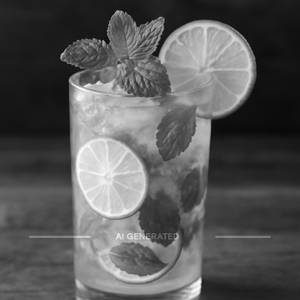 Lime and mint mojito
