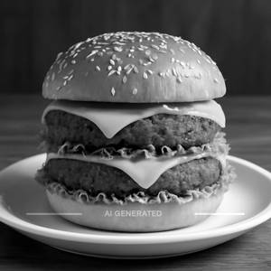 Veg Double Cheese Burger