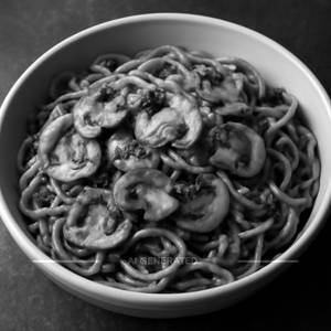 Mushroom noodles