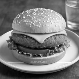 Veg Crispy Cheese Burger