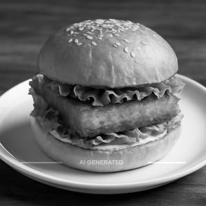 Fried Paneer Burger