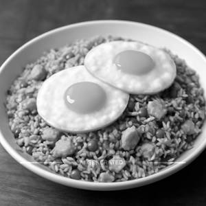 Double Egg Chicken Fried Rice