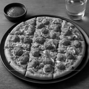 Family chicken schezwan pizza (10pcs)