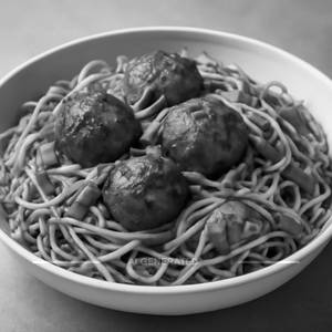 Veg manchuria noodles