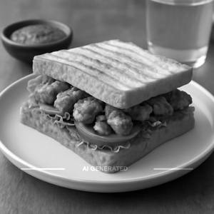 Chicken tikka sandwich