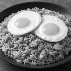 Double egg fried rice