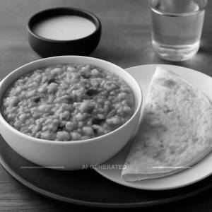 Sambar Rice + Double Egg Omelet