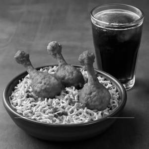 Chicken Lollipop Biryani + Pepsi