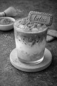 Biscoff Matcha Latte