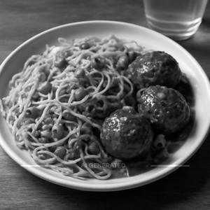 Veg Manchurian Noodles
