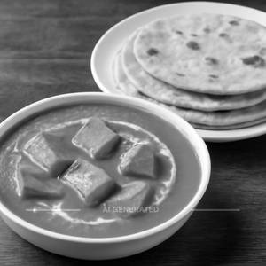 Paneer Makhani + Pulka 5 Pcs (Jain)