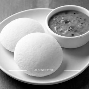 Idli (2 Pcs)+Sambar