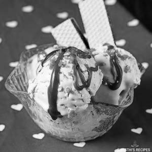 Nutella Butter Scotch Ice Cream