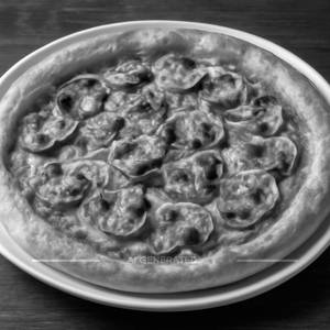 Butter Mushroom Pizza 