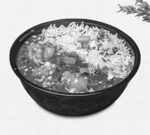 Veg fried rice and paneer manchurian gravy