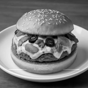 Veg Pizza Burger 