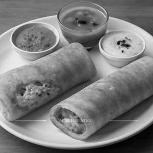 Upma Dosa +masala Dosa