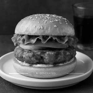 Tandoori chicken burger
