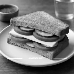 Vegetable cheese sandwich