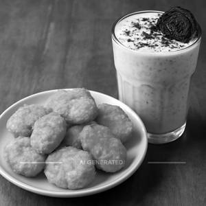 Chicken Nuggets + Oreo Shake