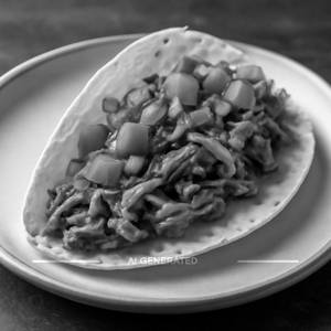 Shredded Chicken Taco