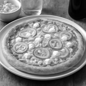 Cheese, Onion & Corn Pizza
