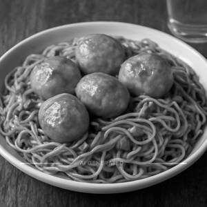 Egg Manchurian Noodles