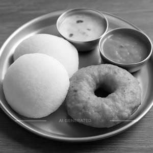 Idli (Plate)+Vada (Single)
