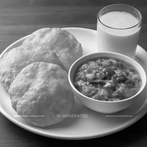 Poori Bhaji (4Pcs)