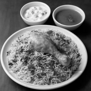 AFC Chicken Special Biryani(serves withraita and salan )