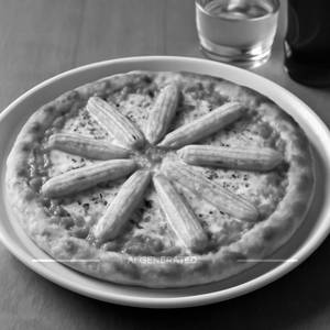 Baby Corn Pizza