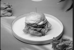 Veg patty burger