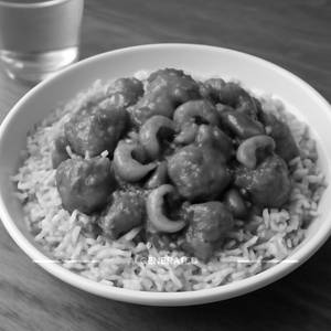 Chicken manchurian cashewnut f/r