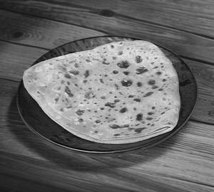 Butter tawa paratha