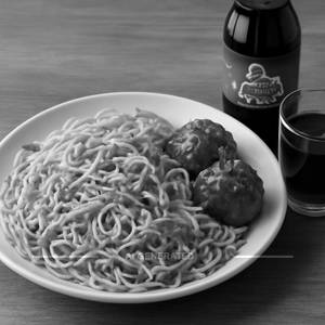Egg Noodles+Veg Manchurian+Thums Up Soft Beverage [200 ml]