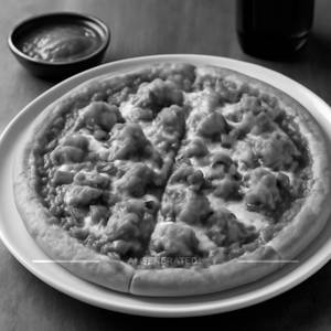 Medium chicken schezwan pizza (6pcs)