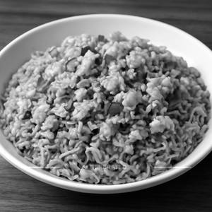 Fried rice street style egg