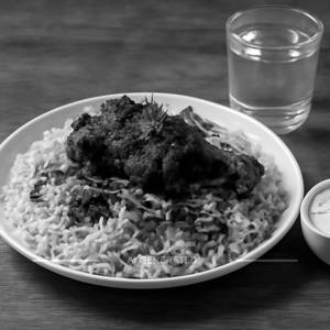 Mutton fry pice biryani