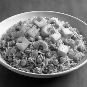 Veg paneer cashewnut fried rice