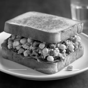 Corn chicken sandwich