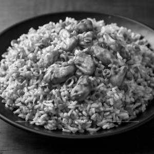 Garlic Chicken Fried Rice